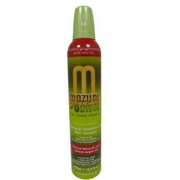 Mazuri Olive Oil Styling And Conditioning Hair Mousse