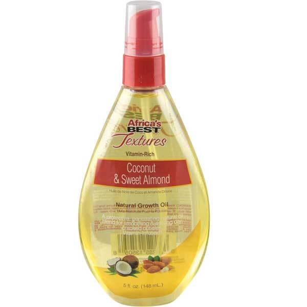 Africas Best Textures Coconut And Sweet Almond Growth Oil