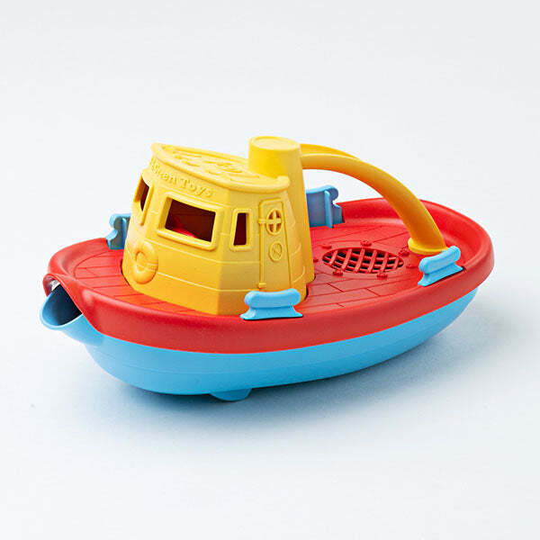 Green Toys Yellow Handle Tugboat