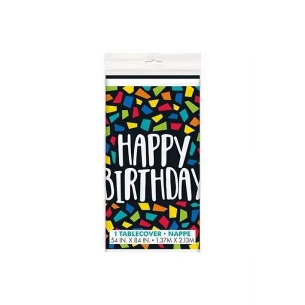 Unique Party Plastic Mosaic Birthday Party Table Cover