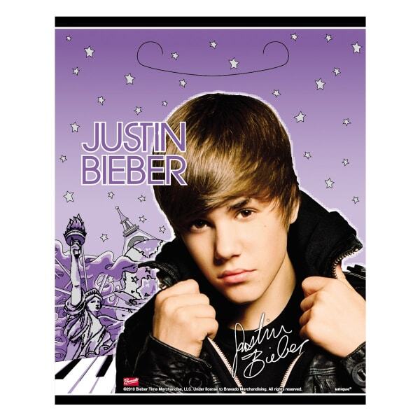 Justin Bieber Photograph Party Bags (Pack of 8)