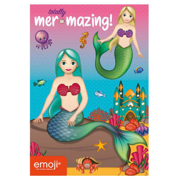 Emoji Totally Mer Mazing! Mermaid Card