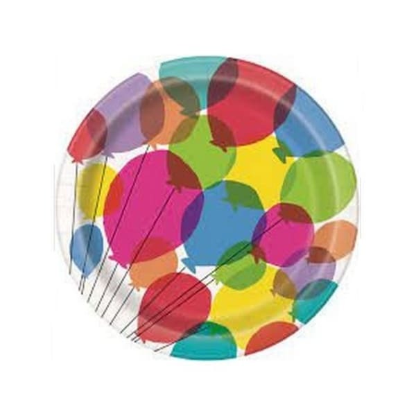 Unique Party Balloons Dinner Plate (Pack of 8)