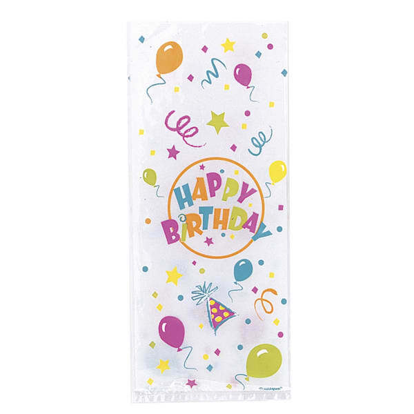 Unique Party Happy Birthday Cello Bags (Pack Of 20)