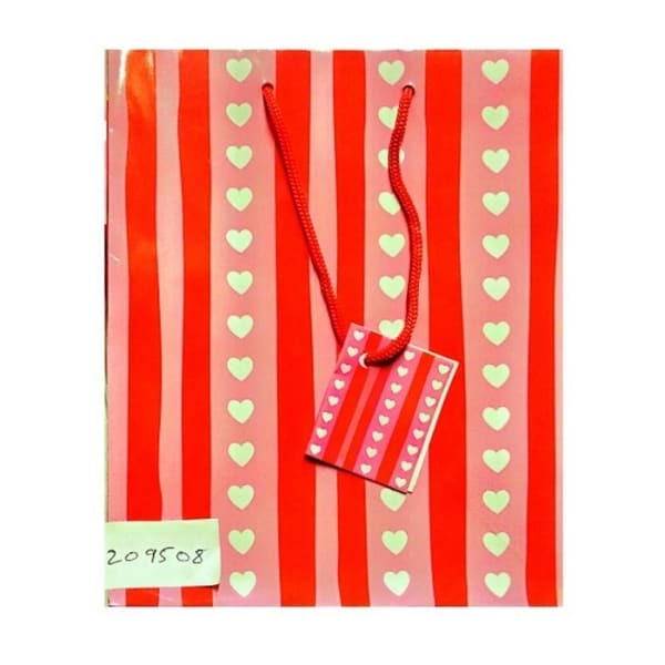 Unique Party Heart Valentine`s Day Gift Bag