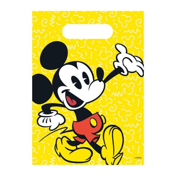 Disney Retro Mickey Mouse Gift Bag (Pack of 6)