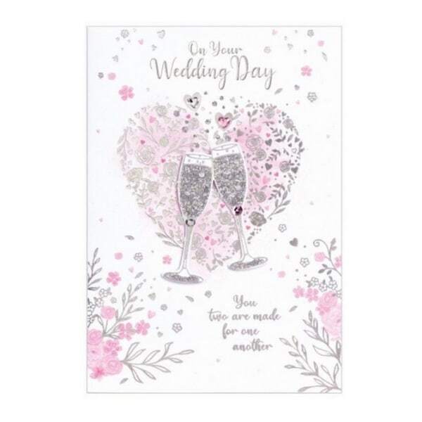 Simon Elvin Isabel Garden Wedding Card (Pack of 6)