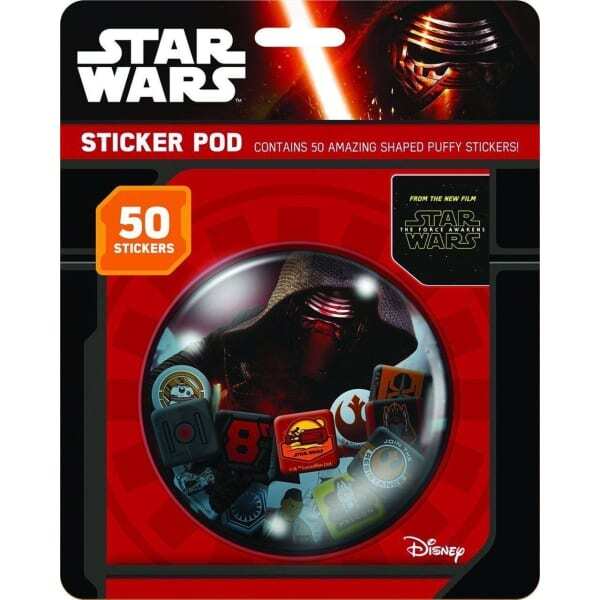 Star Wars Paper Puffy Stickers (Pack of 50)