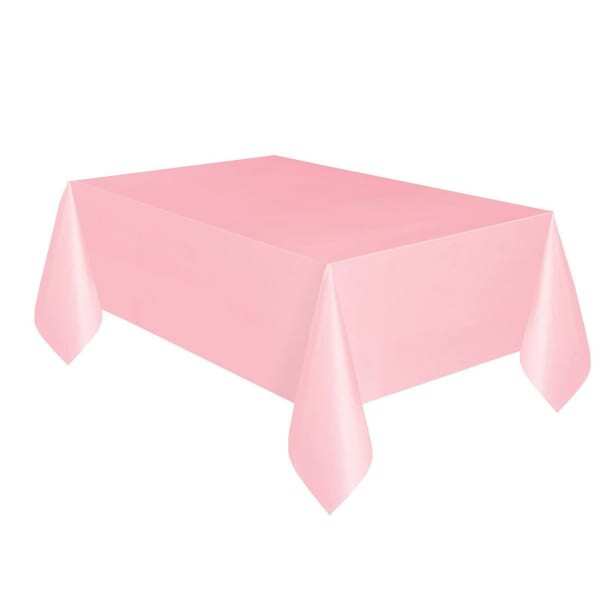 Unique Party Plastic Plain Tablecloth