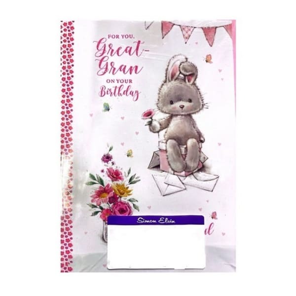 Simon Elvin For You Great Gran Birthday Card (Pack of 12)