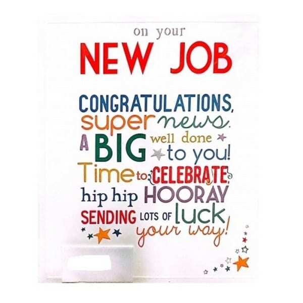 On Your New Job Congratulations Card