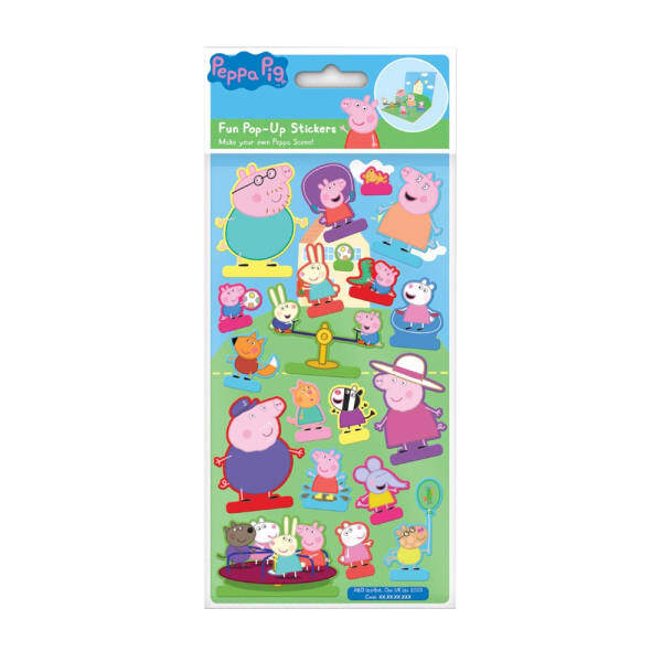 Peppa Pig Pop Up Sticker Sheet