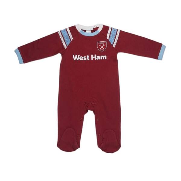 West Ham United FC Baby 2022-23 Sleepsuit (6-9 Months)