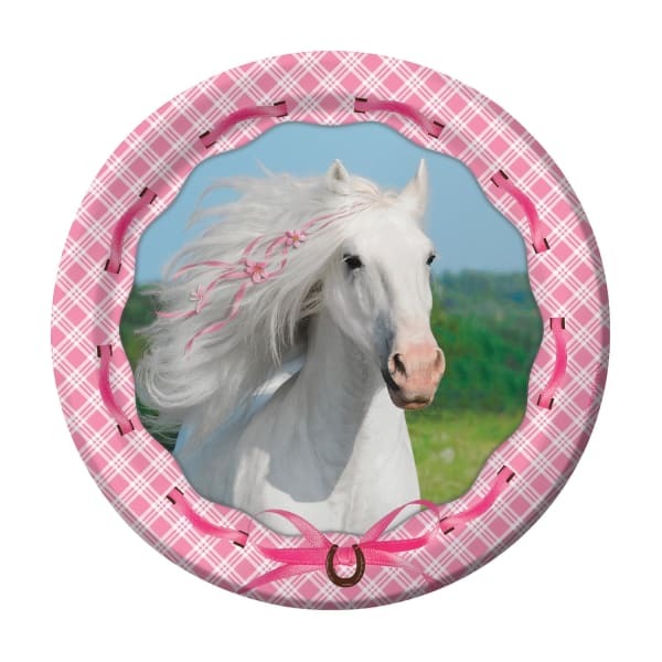 Heart My Horse Paper Party Plates (Pack of 8)