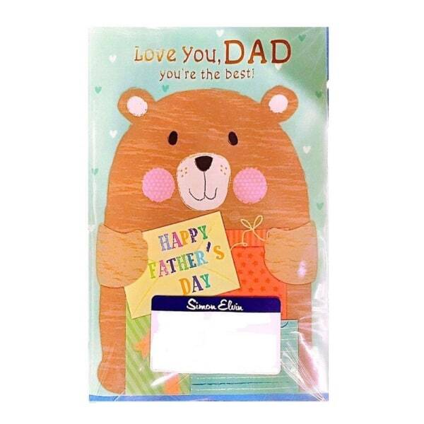 Simon Elvin Love You Dad Fathers Day Card (Pack of 6)