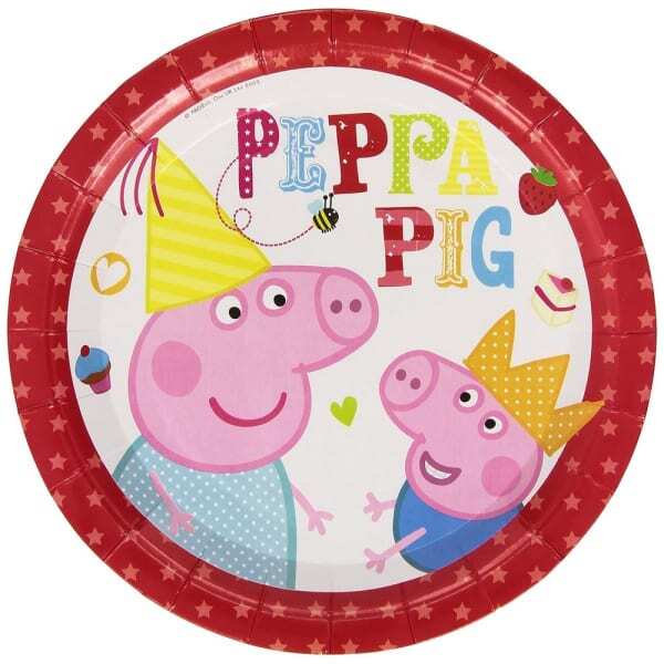 Peppa Pig Paper Party Plates (Pack of 8)