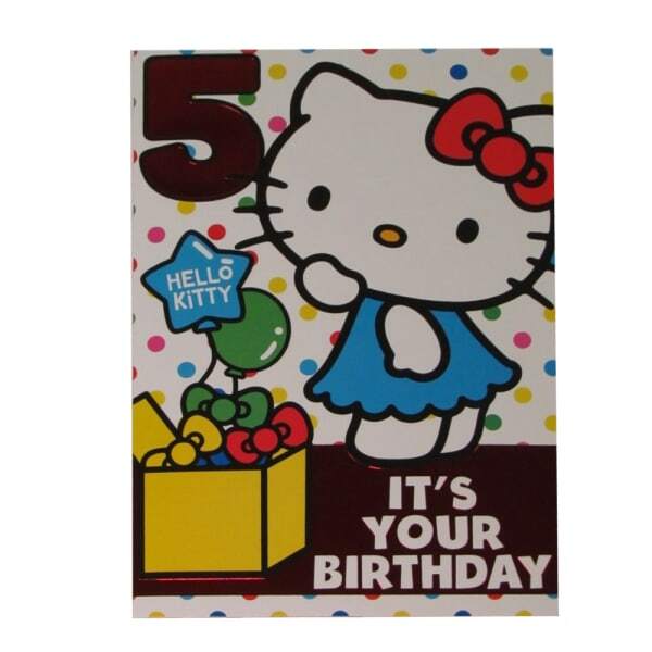 Hello Kitty It´s Your Birthday 5 Card