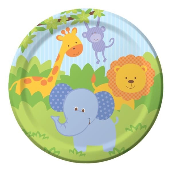 Paper Forest Friends Party Plates (Pack of 8)