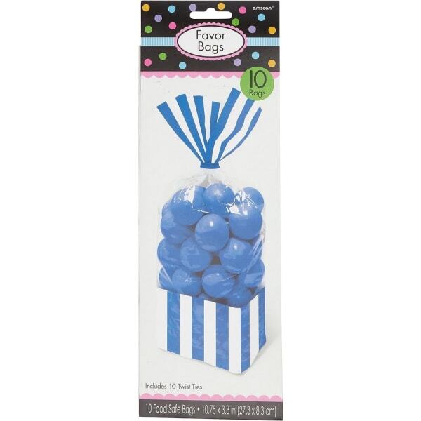 Amscan Striped Treat Bag (Pack of 10)