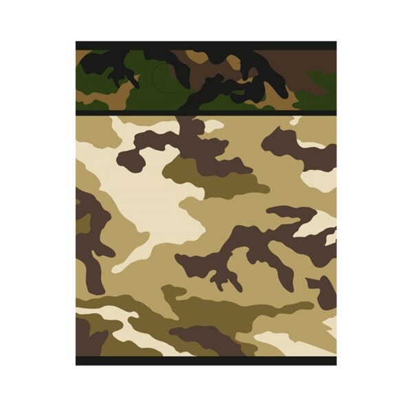 Unique Party Military Camo Loot Bags (Pack Of 8)