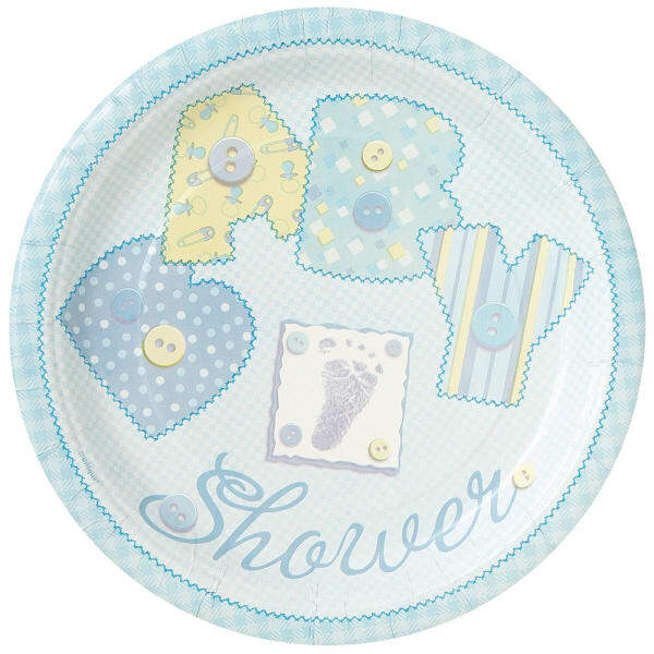 Unique Party Baby Shower Dessert Plate (Pack of 8)