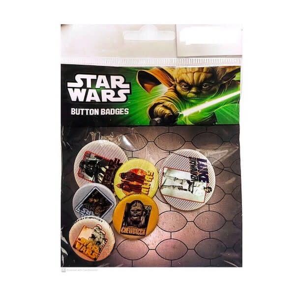 Star Wars Characters Badge (Pack of 6)