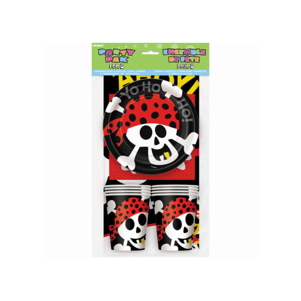 Unique Party Pirate Party Kit (Pack of 25)