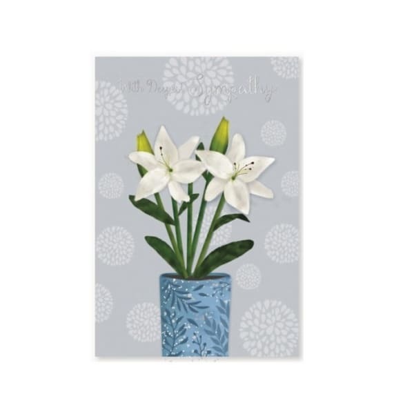 Simon Elvin With Deepest Sympathy Card (Pack of 6)