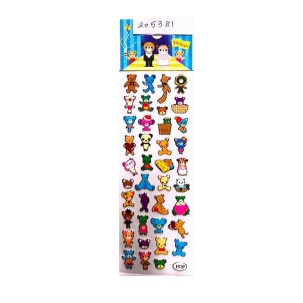 Mini Stuffed Animals Stickers