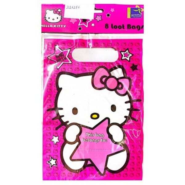 Hello Kitty Stars Party Bags (Pack of 8)