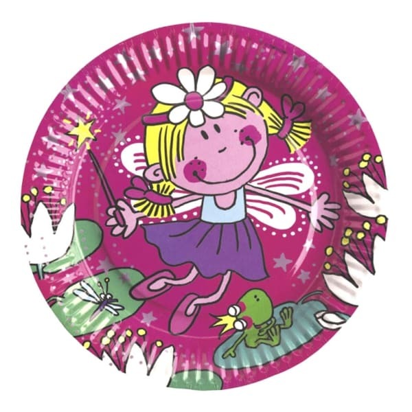 Paper Fairy Disposable Plates (Pack of 8)