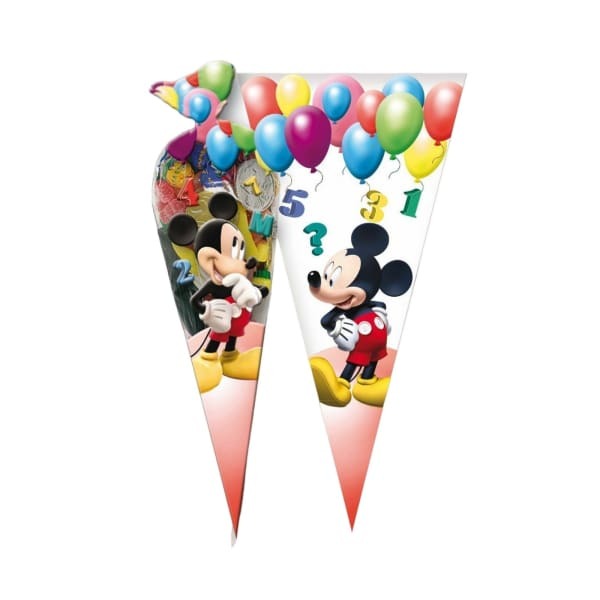 Disney Pennant Mickey Mouse Cone Party Bags (Pack of 6)