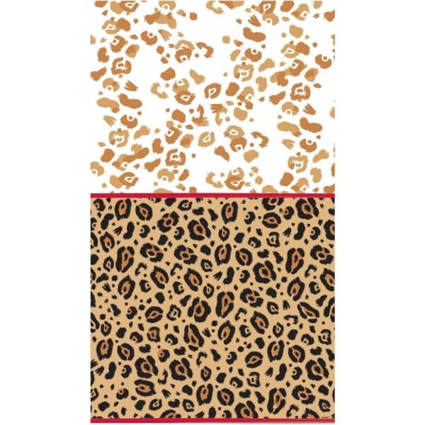 Unique Party Plastic Cheetah Print Party Table Cover