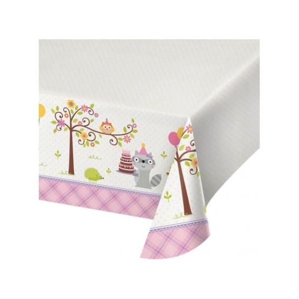 Creative Party Happi Woodland Plastic Party Table Cover