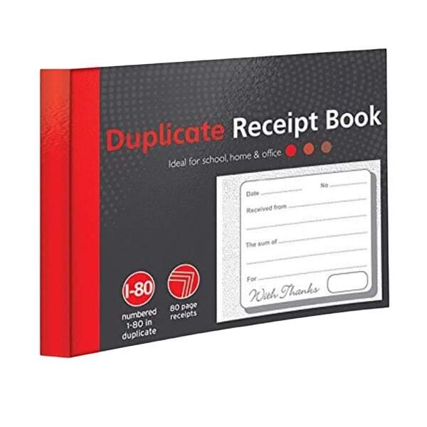 A Star Duplicate Receipt Book