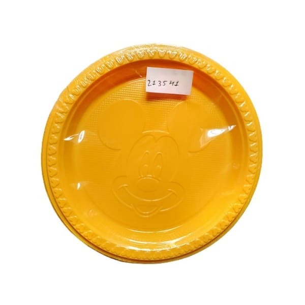 Disney Plastic Mickey Mouse Party Plates (Pack of 6)