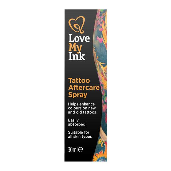 Love My Ink Tattoo Spray Dermatologically Tested, 30ml