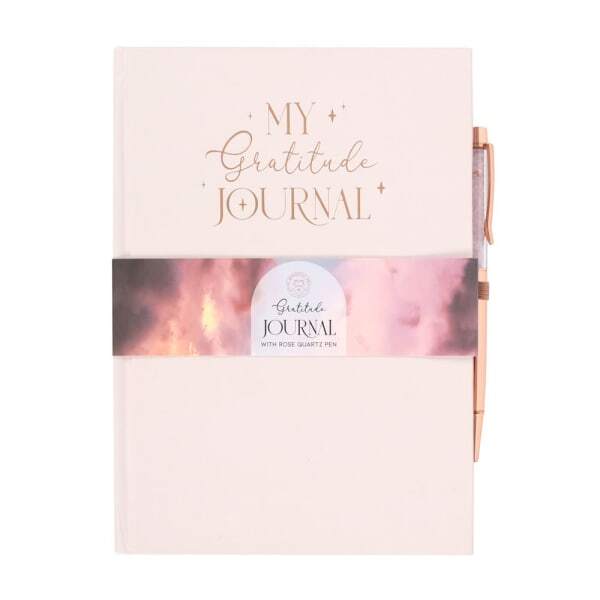 Something Different Gratitude Rose Quartz Diary And Pen