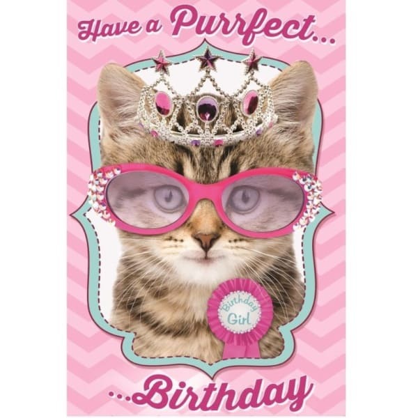 Have A Purrfect Birthday Card