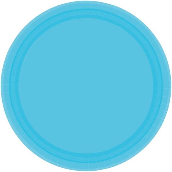 Amscan Paper Plain Dinner Plate (Pack of 8)