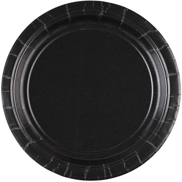 Amscan Paper Plain Dinner Plate (Pack of 8)