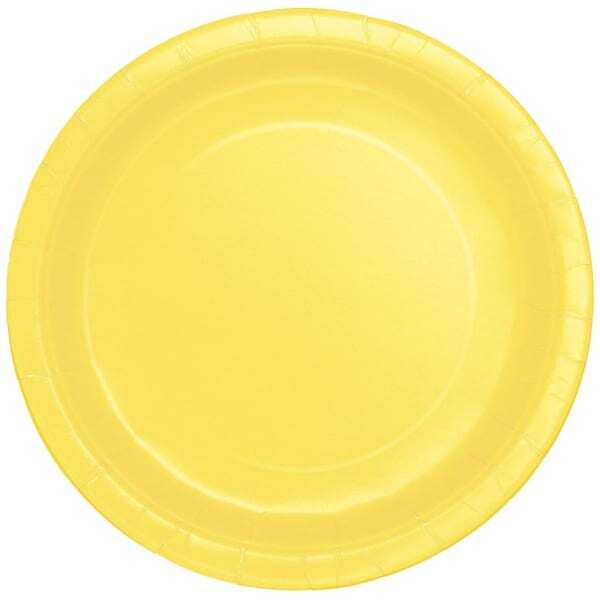 Amscan Paper Plain Dinner Plate (Pack of 8)