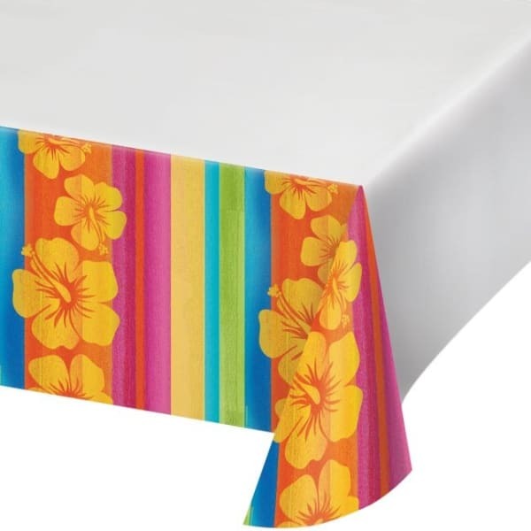 Creative Party Plastic Sunset Stripes Party Table Cover