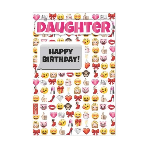 Emoji Daughter Birthday Card