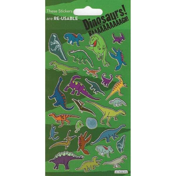 Reusable Dinosaurs Stickers