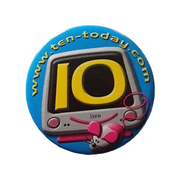 Number 10th Birthday Badge