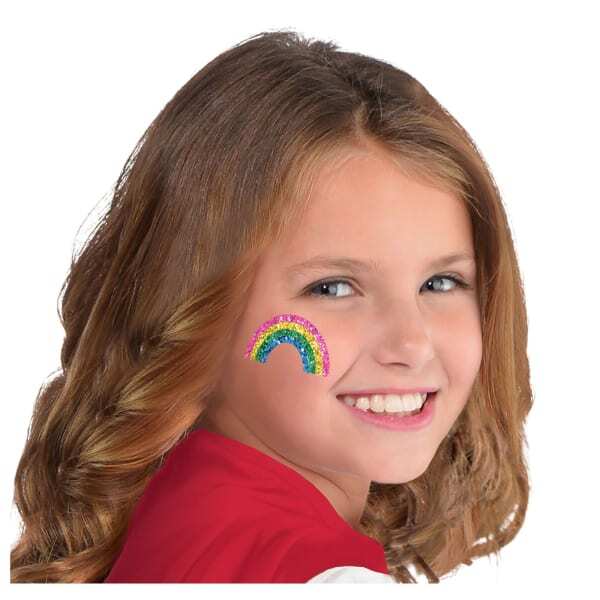 Amscan Body Jewelry Rainbow Face Sticker