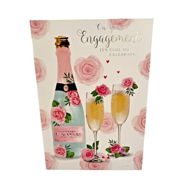 Simon Elvin Roses Engagement Card (Pack of 6)