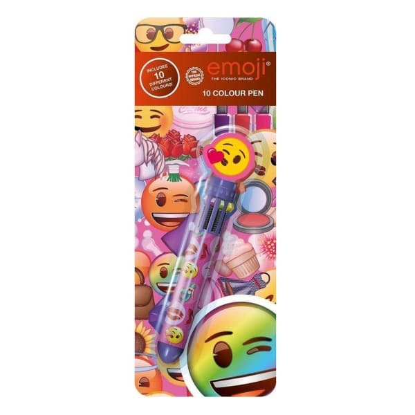 Emoji Colouring Pens Set (Pack of 10)