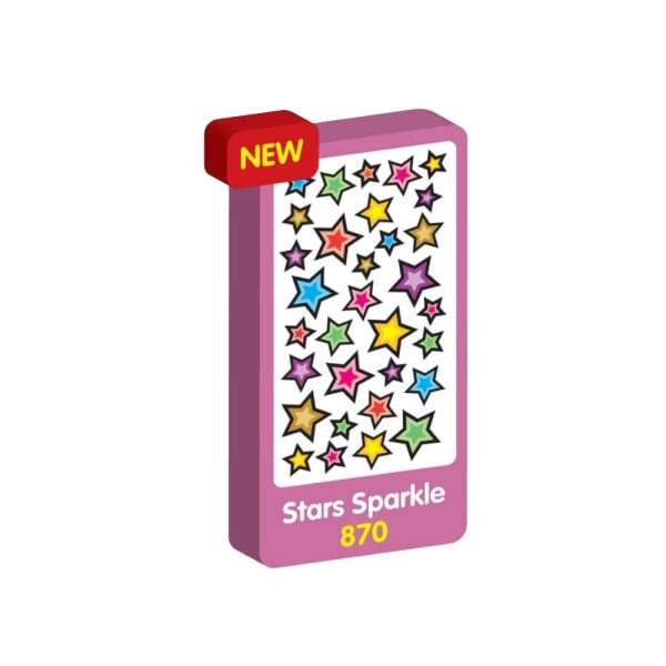 Glitter Stars Sticker Sheet